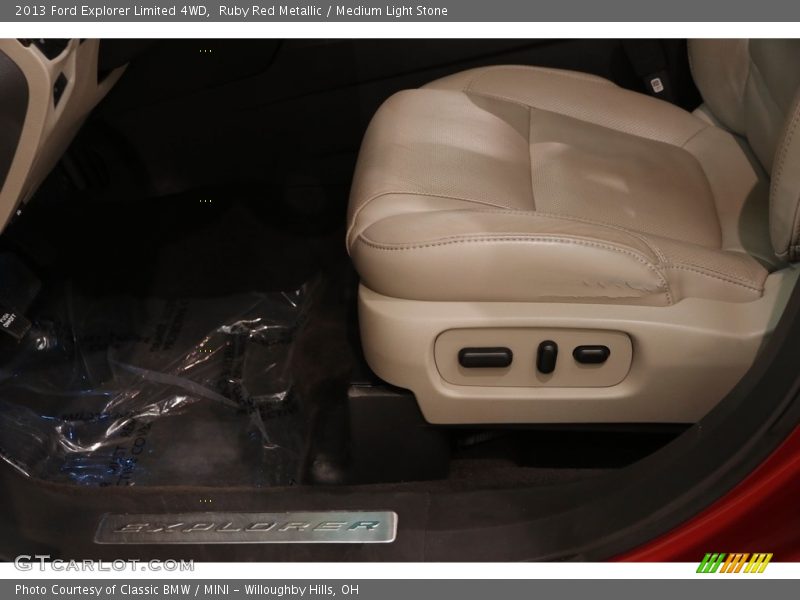 Ruby Red Metallic / Medium Light Stone 2013 Ford Explorer Limited 4WD