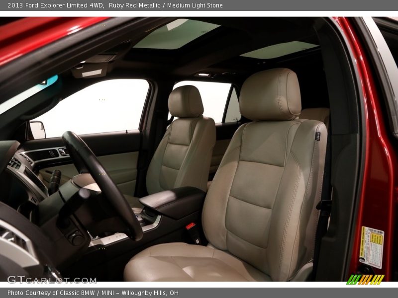 Ruby Red Metallic / Medium Light Stone 2013 Ford Explorer Limited 4WD