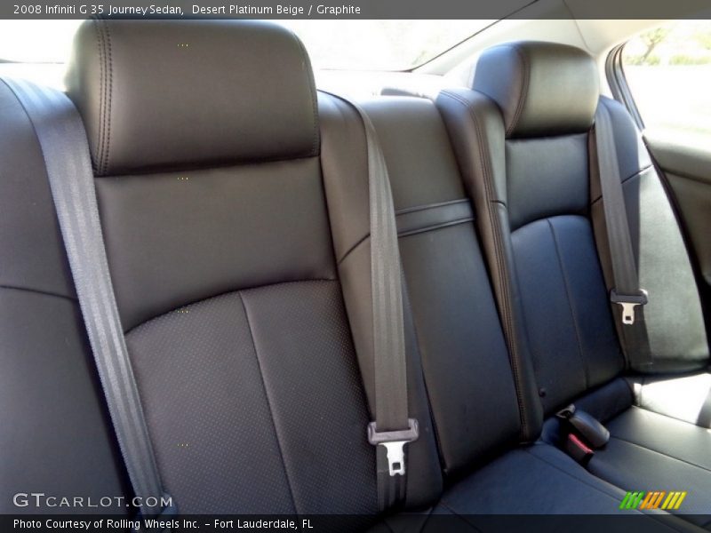Desert Platinum Beige / Graphite 2008 Infiniti G 35 Journey Sedan