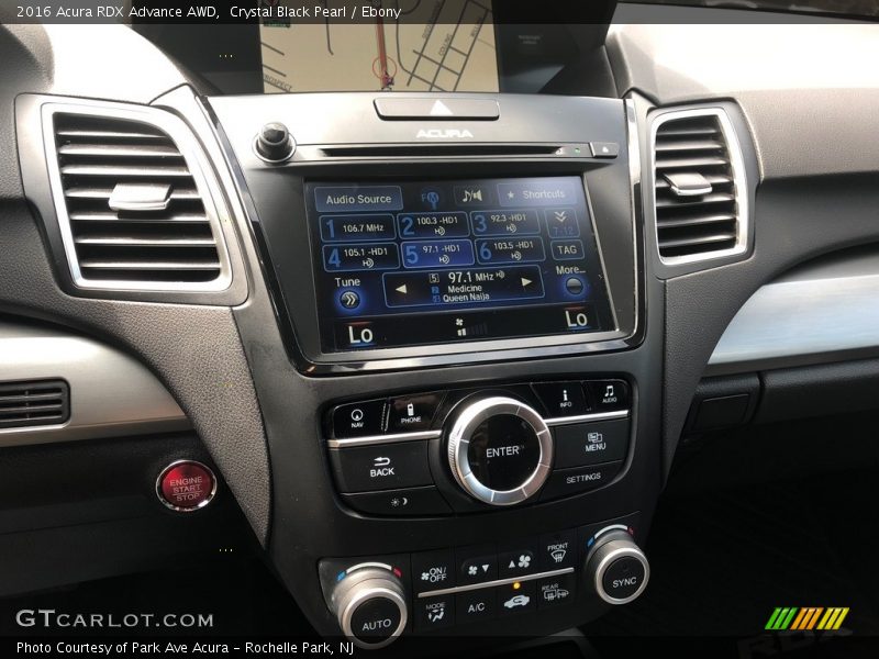 Crystal Black Pearl / Ebony 2016 Acura RDX Advance AWD