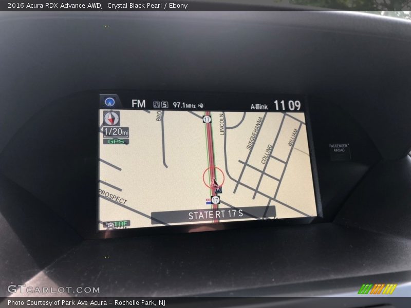 Crystal Black Pearl / Ebony 2016 Acura RDX Advance AWD