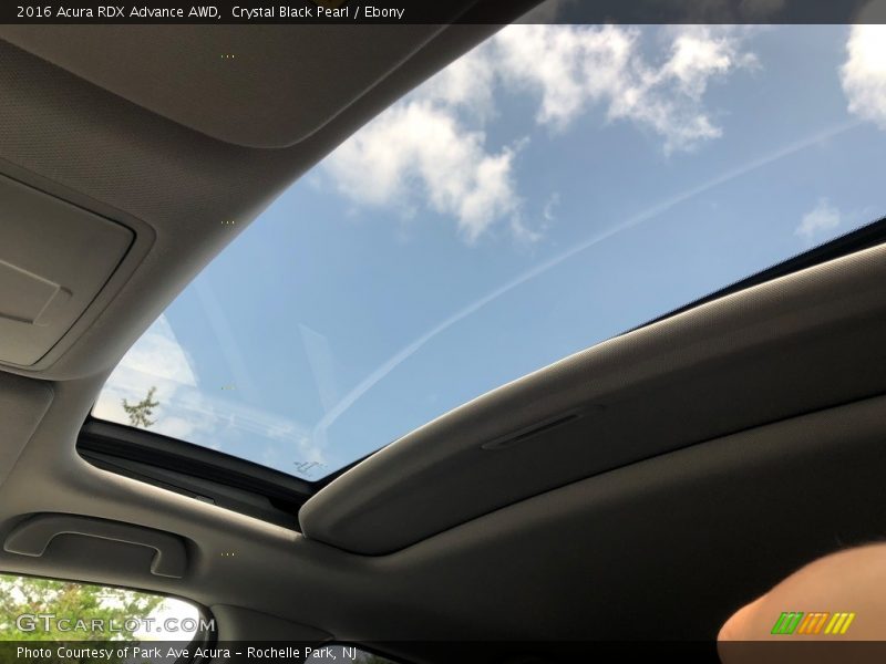 Crystal Black Pearl / Ebony 2016 Acura RDX Advance AWD