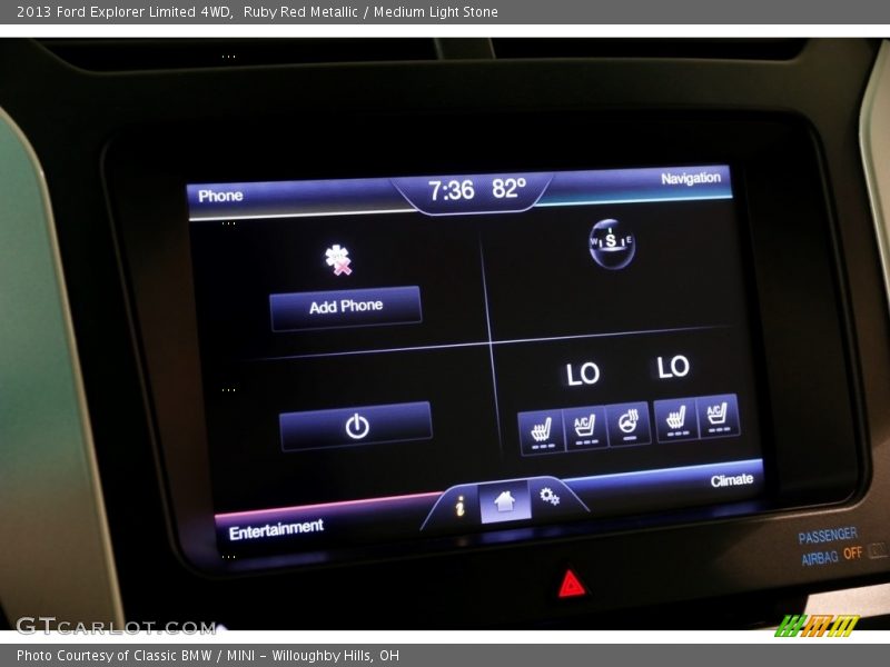 Ruby Red Metallic / Medium Light Stone 2013 Ford Explorer Limited 4WD