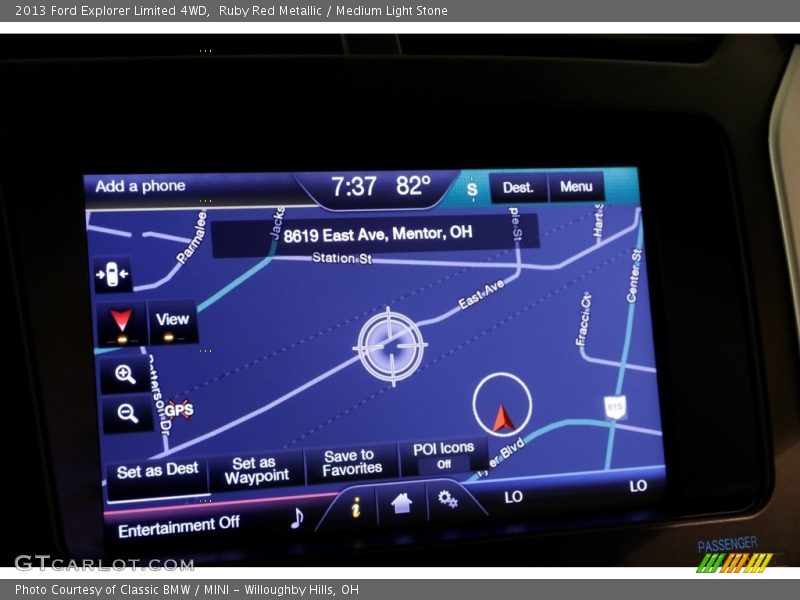 Ruby Red Metallic / Medium Light Stone 2013 Ford Explorer Limited 4WD