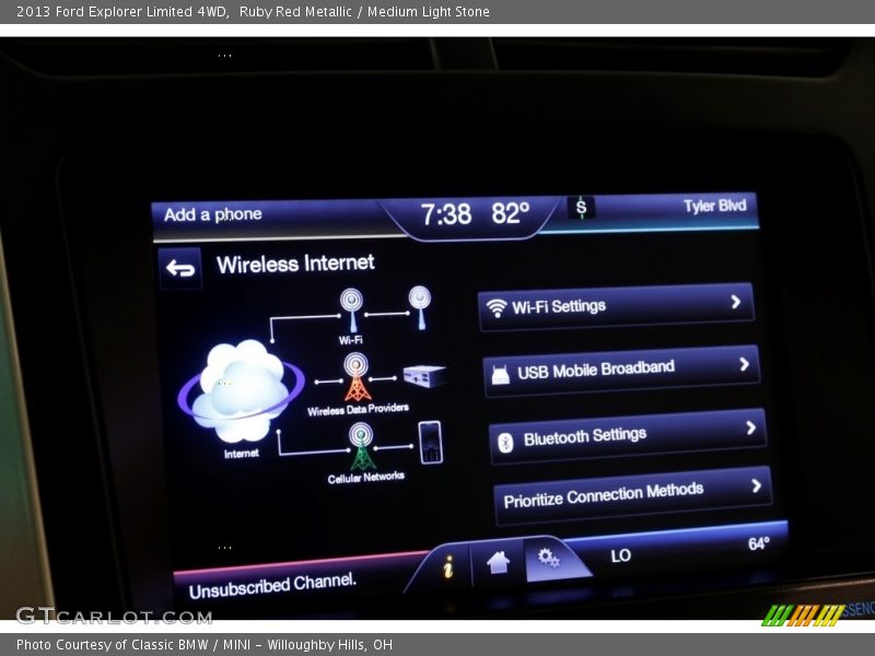 Ruby Red Metallic / Medium Light Stone 2013 Ford Explorer Limited 4WD