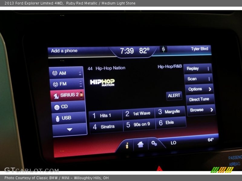 Ruby Red Metallic / Medium Light Stone 2013 Ford Explorer Limited 4WD