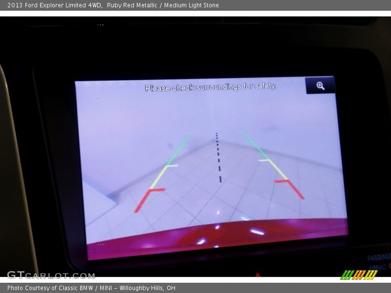 Ruby Red Metallic / Medium Light Stone 2013 Ford Explorer Limited 4WD
