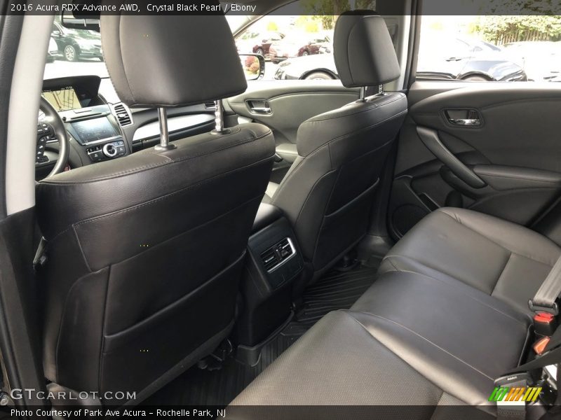 Crystal Black Pearl / Ebony 2016 Acura RDX Advance AWD