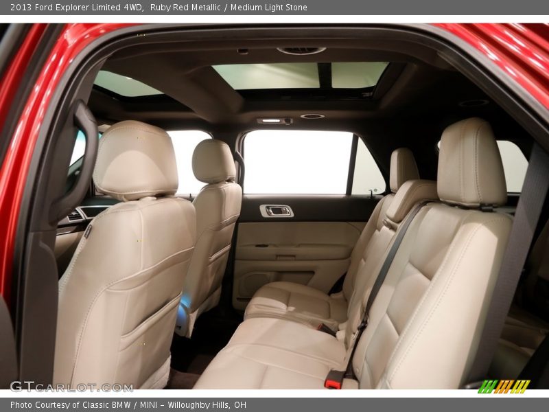 Ruby Red Metallic / Medium Light Stone 2013 Ford Explorer Limited 4WD