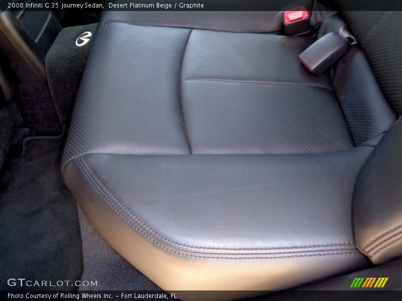 Desert Platinum Beige / Graphite 2008 Infiniti G 35 Journey Sedan