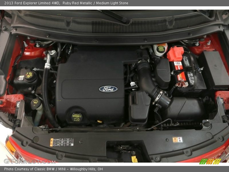 Ruby Red Metallic / Medium Light Stone 2013 Ford Explorer Limited 4WD