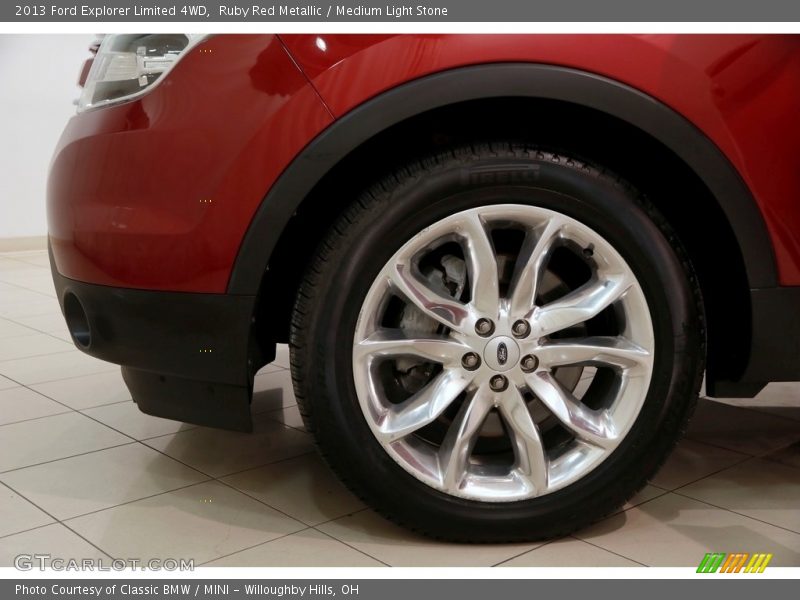 Ruby Red Metallic / Medium Light Stone 2013 Ford Explorer Limited 4WD