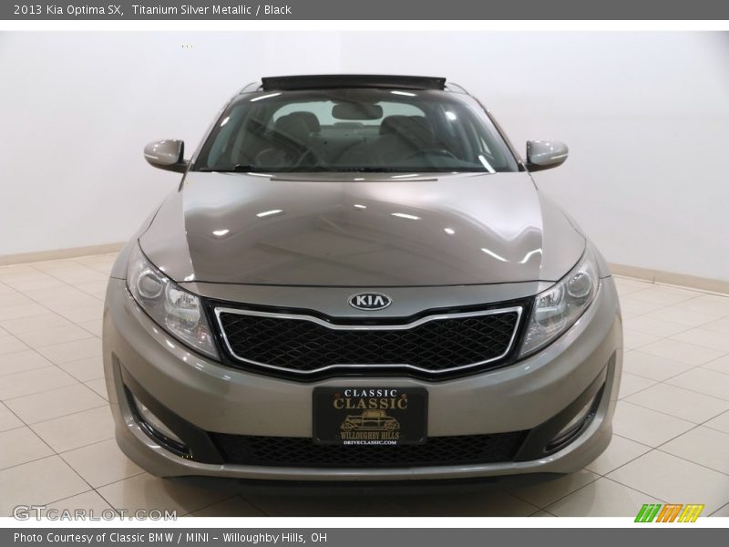 Titanium Silver Metallic / Black 2013 Kia Optima SX