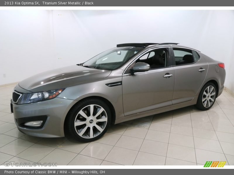 Titanium Silver Metallic / Black 2013 Kia Optima SX