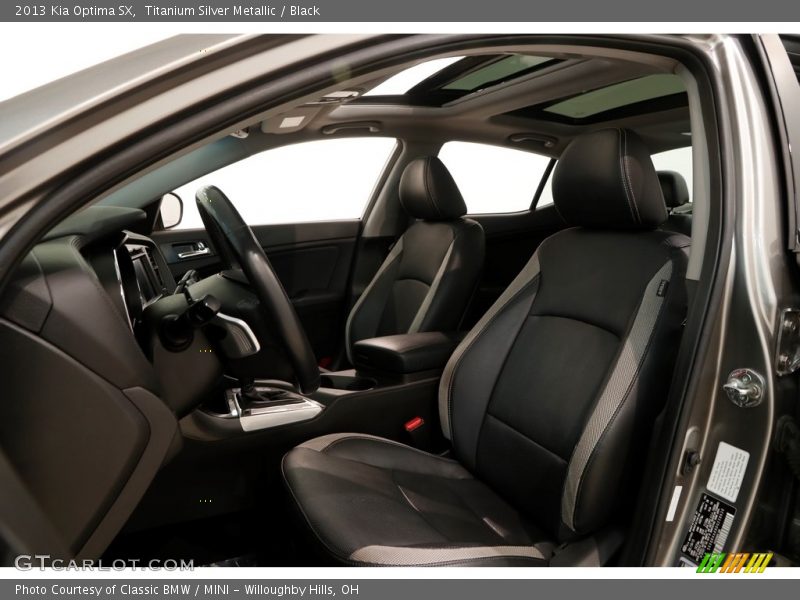 Titanium Silver Metallic / Black 2013 Kia Optima SX