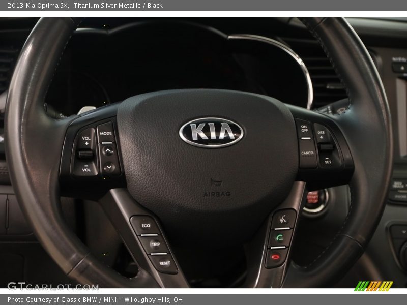 Titanium Silver Metallic / Black 2013 Kia Optima SX