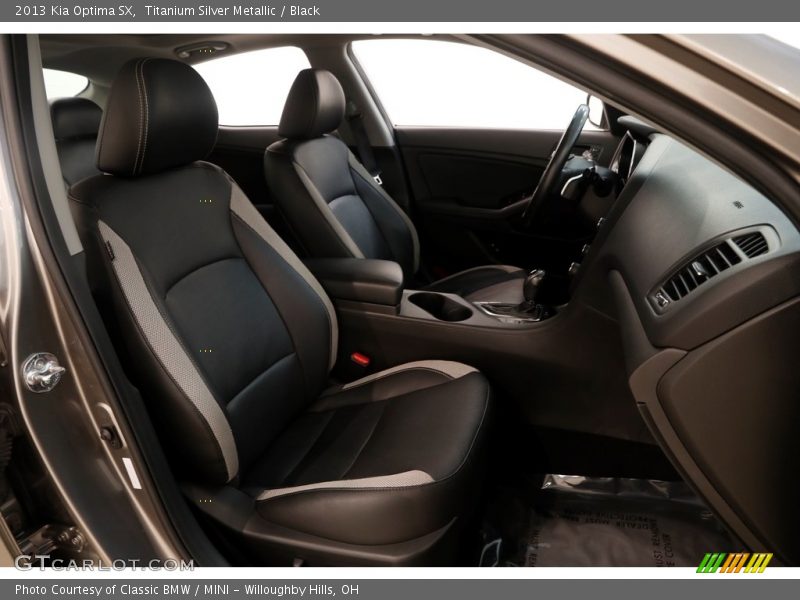 Titanium Silver Metallic / Black 2013 Kia Optima SX