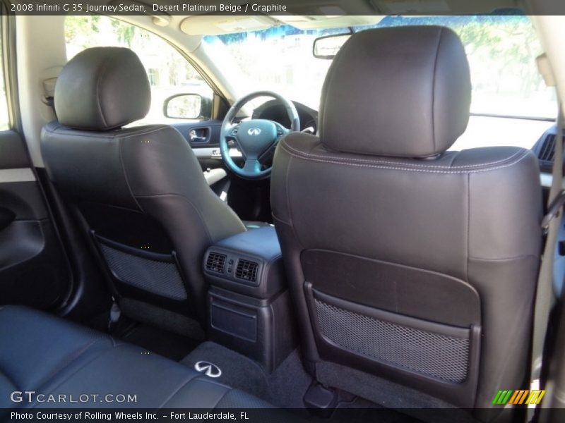 Desert Platinum Beige / Graphite 2008 Infiniti G 35 Journey Sedan