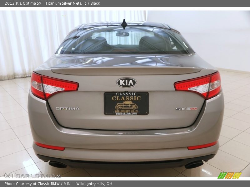 Titanium Silver Metallic / Black 2013 Kia Optima SX