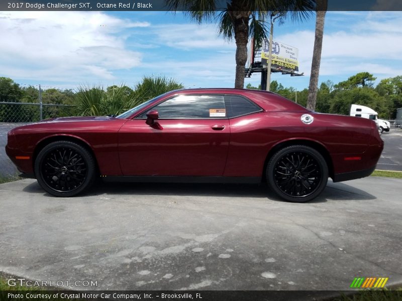 Octane Red / Black 2017 Dodge Challenger SXT