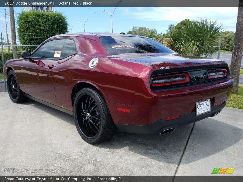 Octane Red / Black 2017 Dodge Challenger SXT