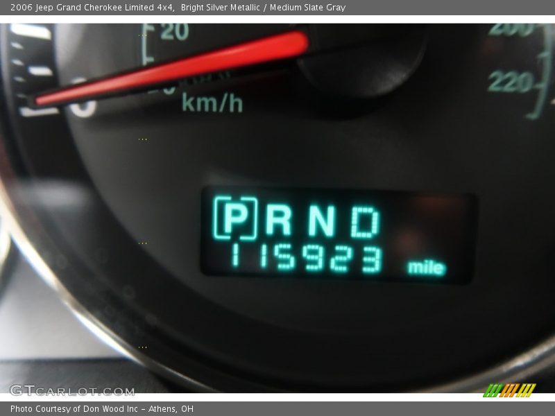 Bright Silver Metallic / Medium Slate Gray 2006 Jeep Grand Cherokee Limited 4x4