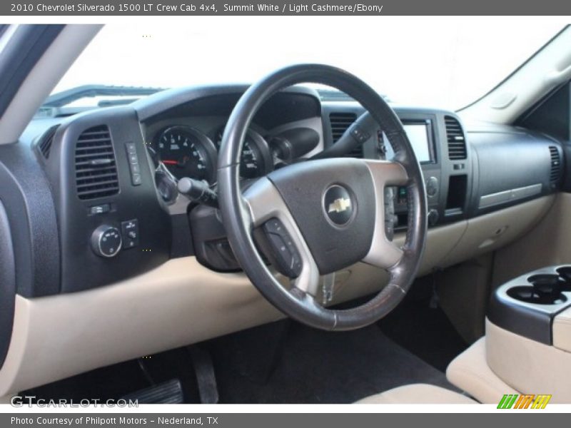 Summit White / Light Cashmere/Ebony 2010 Chevrolet Silverado 1500 LT Crew Cab 4x4