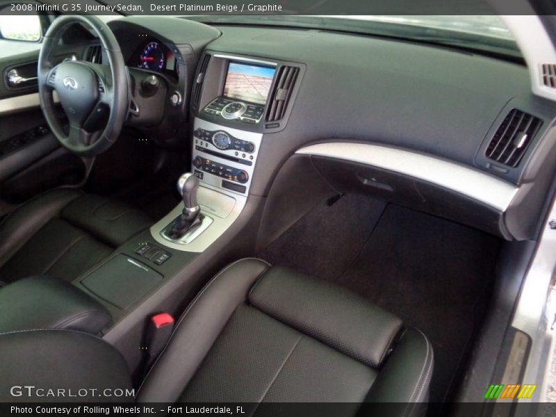 Desert Platinum Beige / Graphite 2008 Infiniti G 35 Journey Sedan