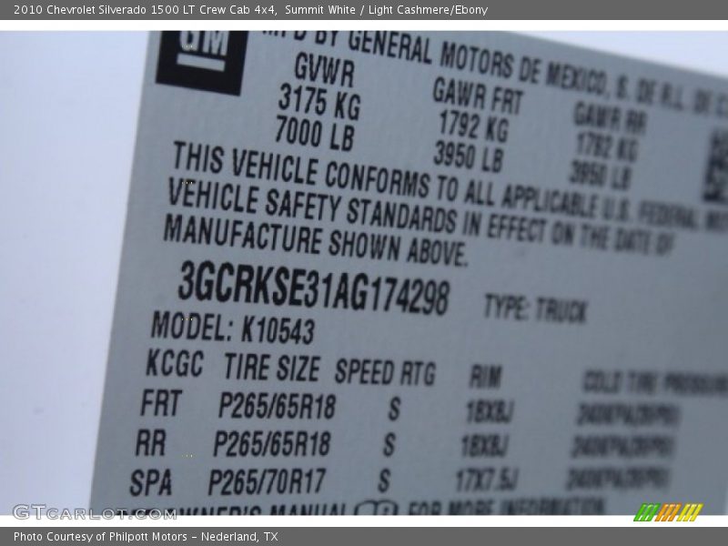 Summit White / Light Cashmere/Ebony 2010 Chevrolet Silverado 1500 LT Crew Cab 4x4