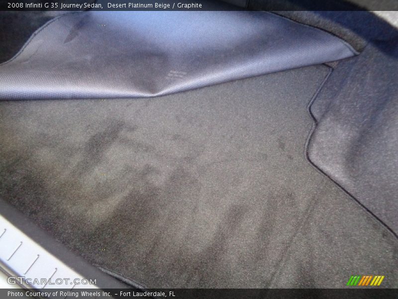 Desert Platinum Beige / Graphite 2008 Infiniti G 35 Journey Sedan