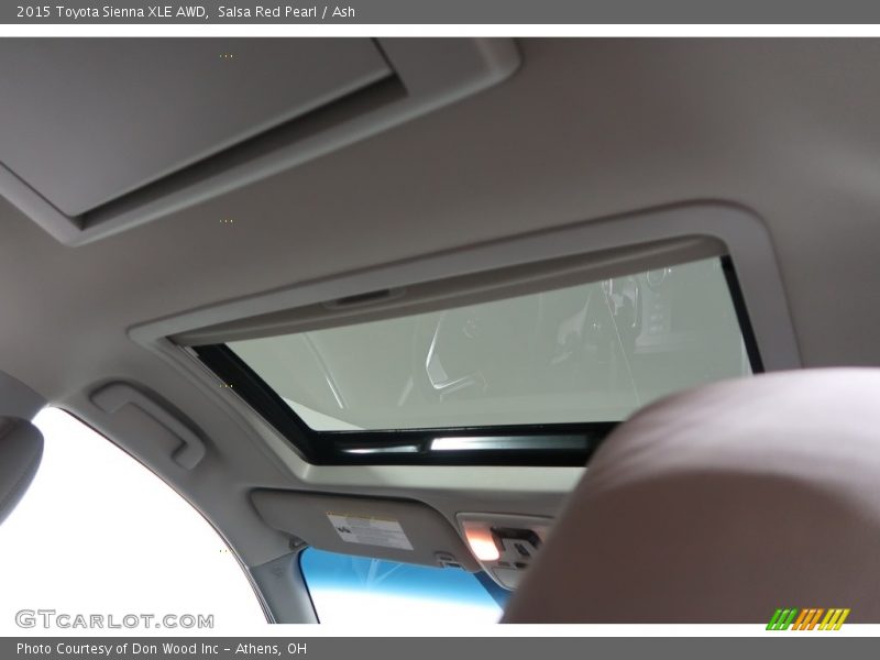 Salsa Red Pearl / Ash 2015 Toyota Sienna XLE AWD