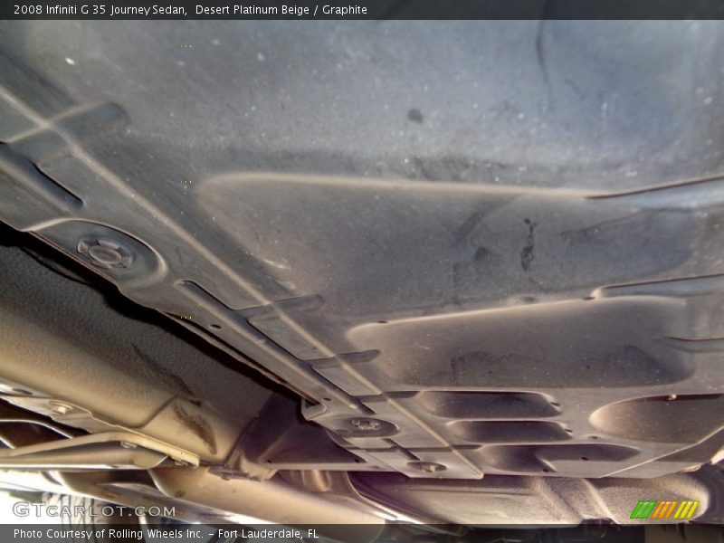 Desert Platinum Beige / Graphite 2008 Infiniti G 35 Journey Sedan