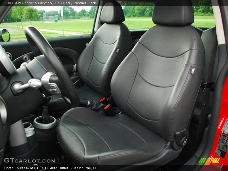 Chili Red / Panther Black 2003 Mini Cooper S Hardtop