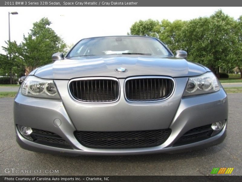 Space Gray Metallic / Gray Dakota Leather 2011 BMW 3 Series 328i Sedan