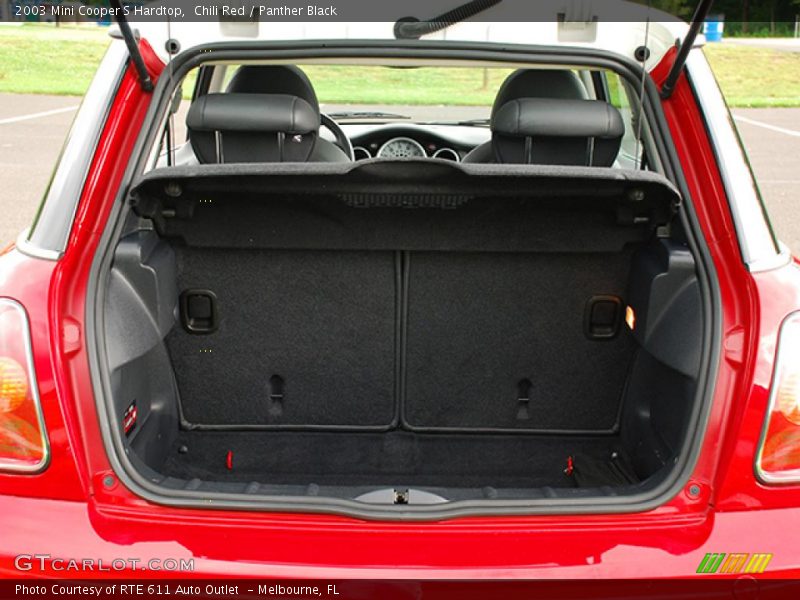 Chili Red / Panther Black 2003 Mini Cooper S Hardtop