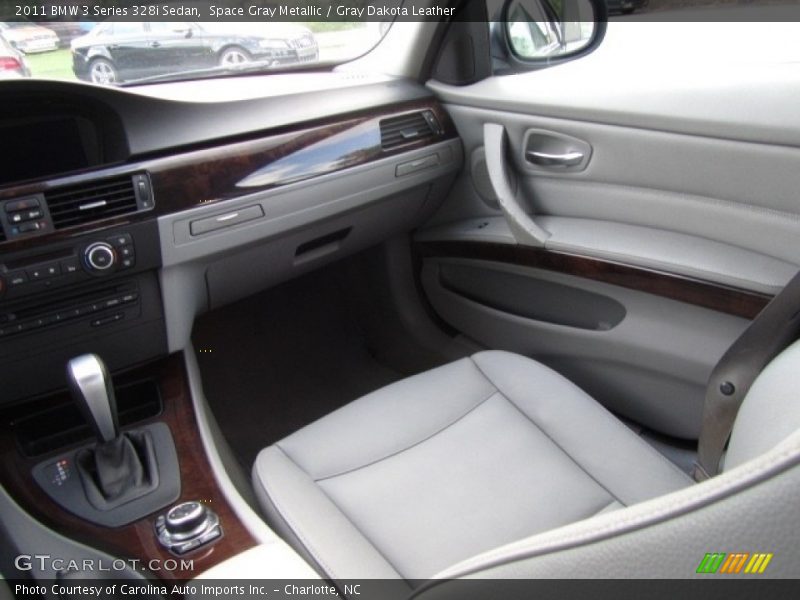 Space Gray Metallic / Gray Dakota Leather 2011 BMW 3 Series 328i Sedan