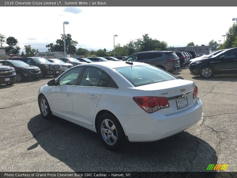 Summit White / Jet Black 2016 Chevrolet Cruze Limited LT