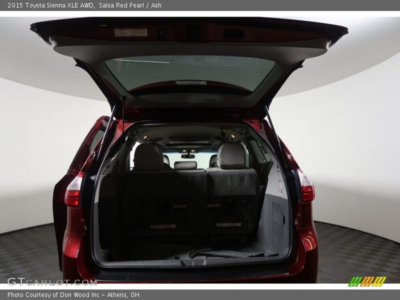 Salsa Red Pearl / Ash 2015 Toyota Sienna XLE AWD