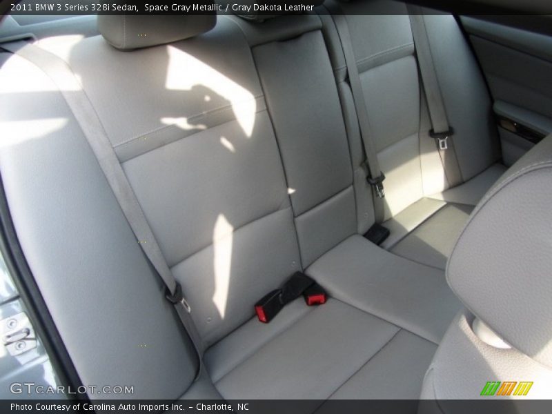Space Gray Metallic / Gray Dakota Leather 2011 BMW 3 Series 328i Sedan