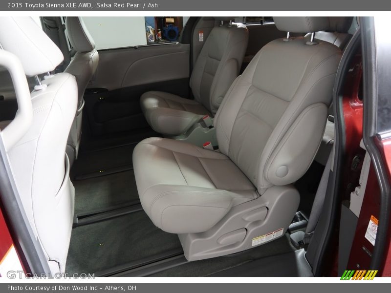Salsa Red Pearl / Ash 2015 Toyota Sienna XLE AWD