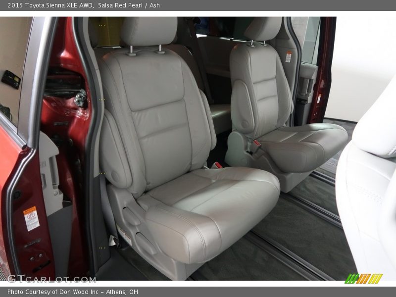 Salsa Red Pearl / Ash 2015 Toyota Sienna XLE AWD