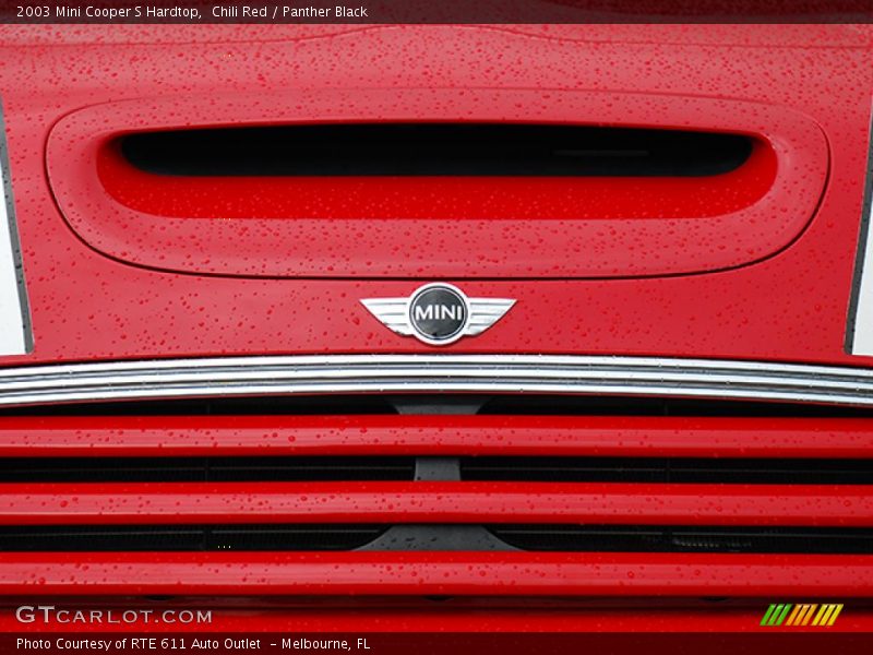 Chili Red / Panther Black 2003 Mini Cooper S Hardtop