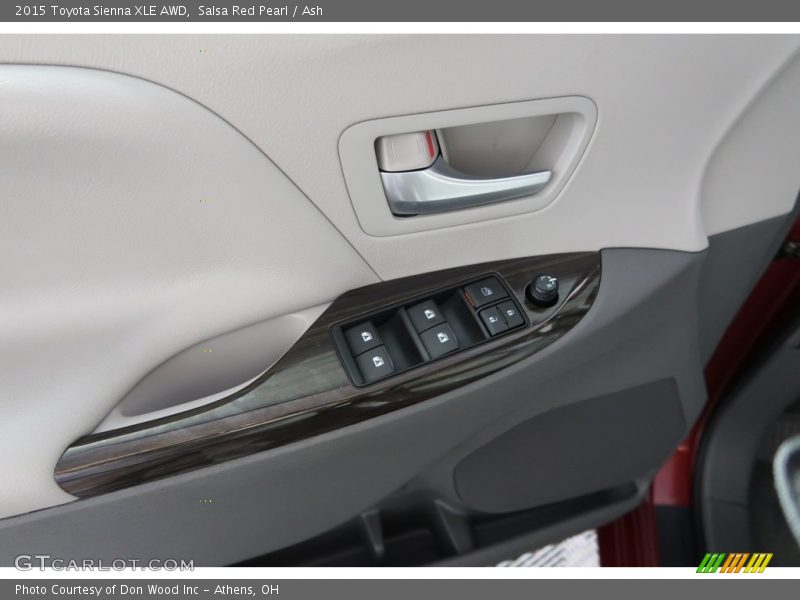 Salsa Red Pearl / Ash 2015 Toyota Sienna XLE AWD