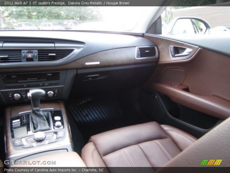 Dakota Grey Metallic / Nougat Brown 2012 Audi A7 3.0T quattro Prestige