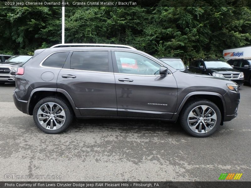 Granite Crystal Metallic / Black/Tan 2019 Jeep Cherokee Overland 4x4