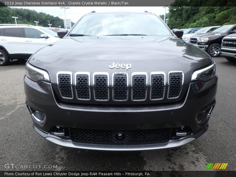 Granite Crystal Metallic / Black/Tan 2019 Jeep Cherokee Overland 4x4