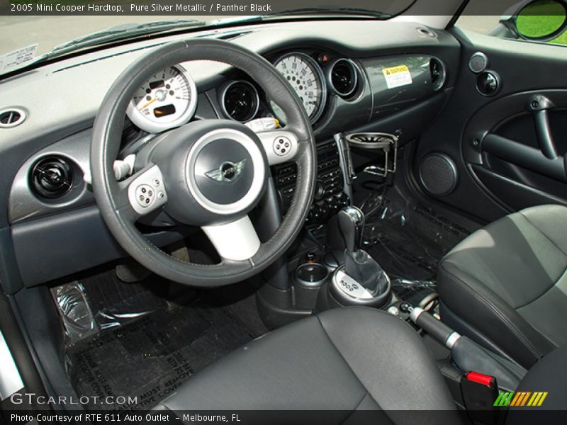 Pure Silver Metallic / Panther Black 2005 Mini Cooper Hardtop