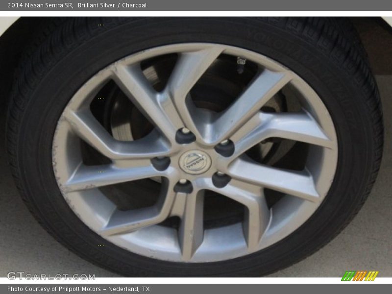 Brilliant Silver / Charcoal 2014 Nissan Sentra SR
