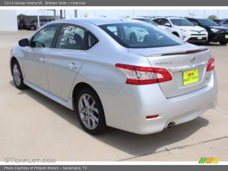 Brilliant Silver / Charcoal 2014 Nissan Sentra SR