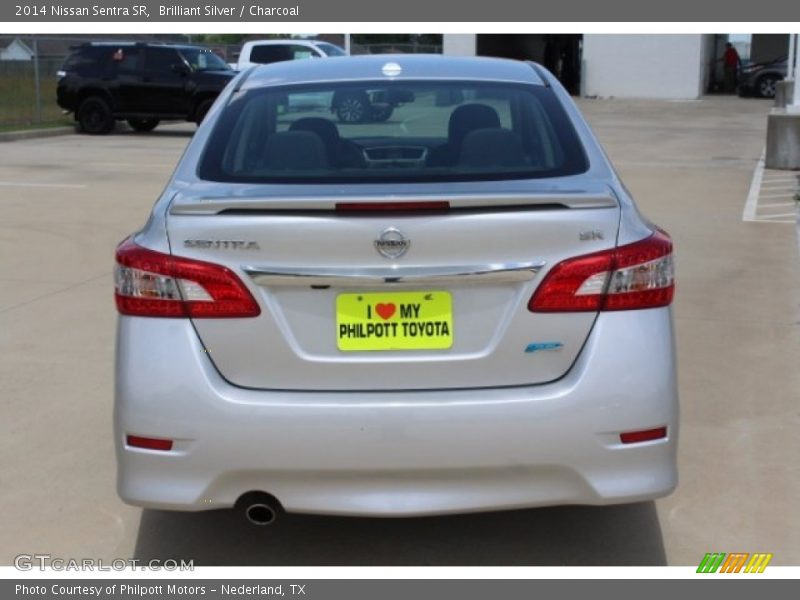 Brilliant Silver / Charcoal 2014 Nissan Sentra SR